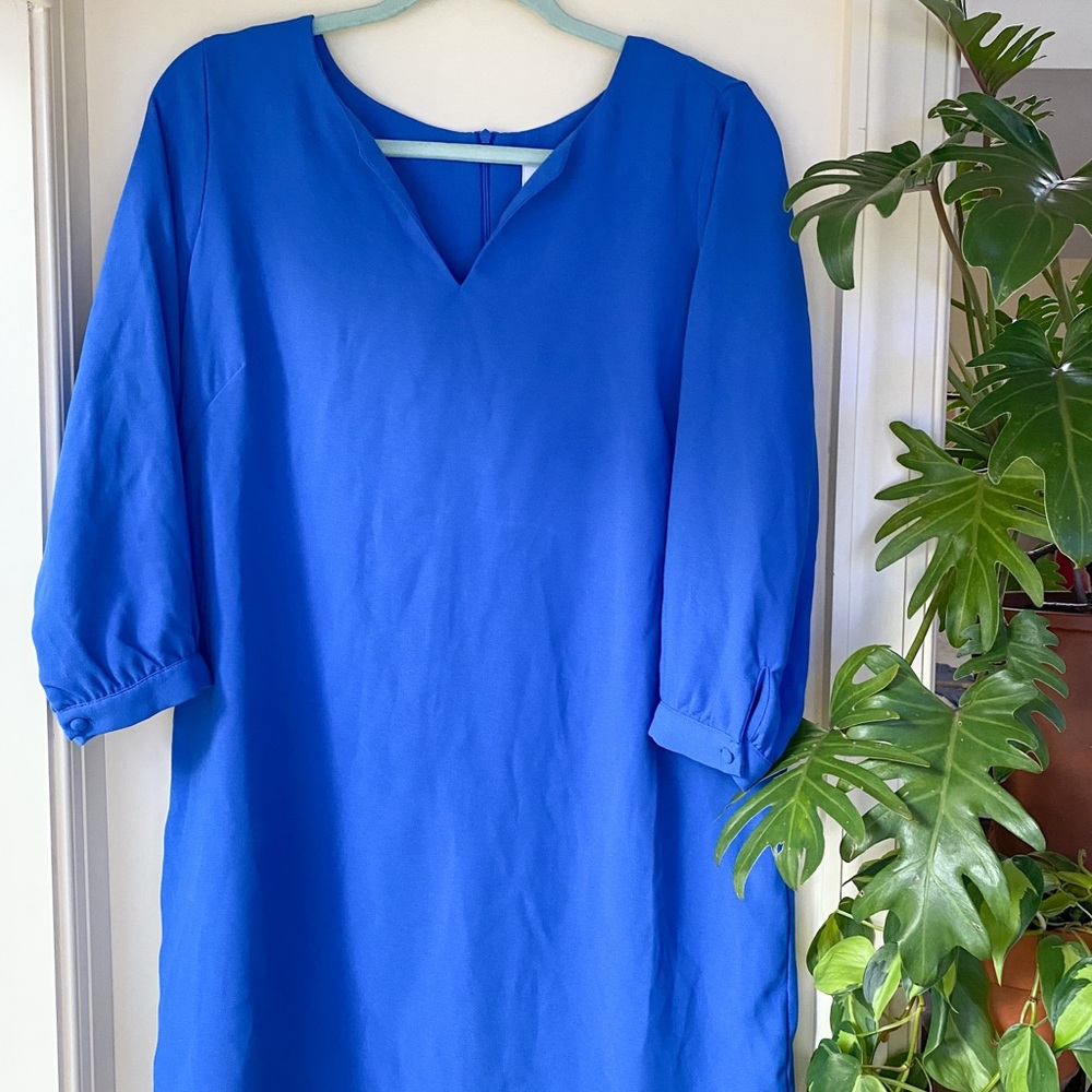 Dalia Royal Blue Shift Dress